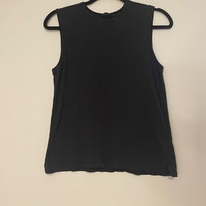 ATM Anthony Thomas Melillo Black Sleeveless Muscle Tee